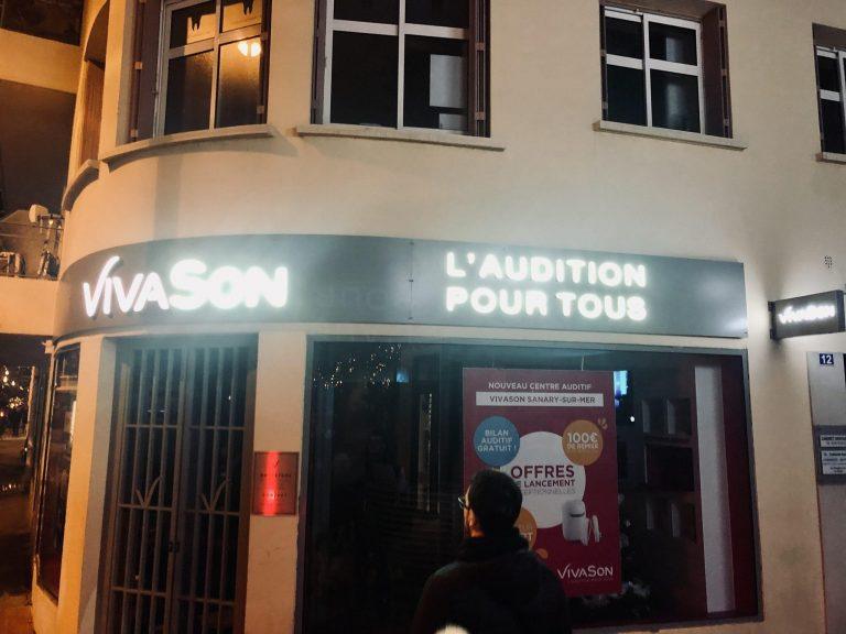 Enseigne lumineuse caisson Marseille