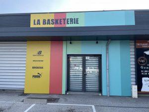 Enseigne magasin de chaussures Marseille