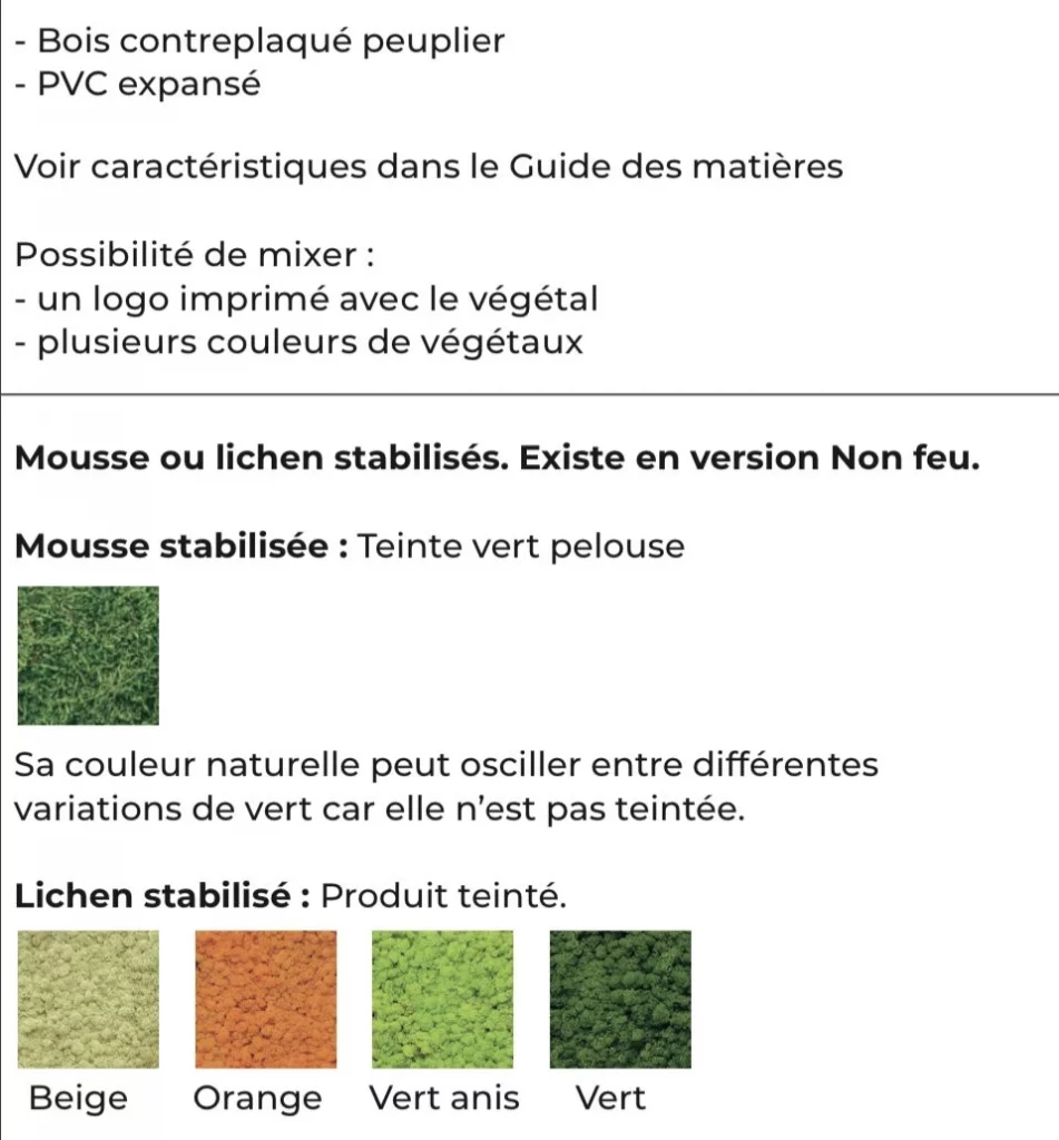 Explications enseignes végétales Marseille