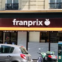 Pose enseigne franprix à Marseille